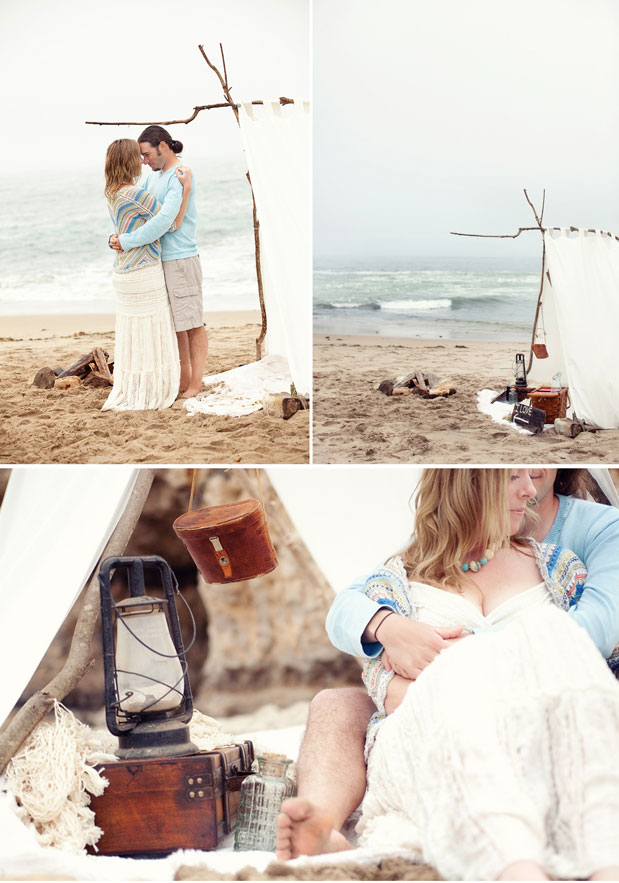Wedding Blog Beach Camping The most romantic date youll ever take