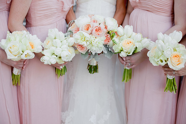 pink bridesmaid dresses