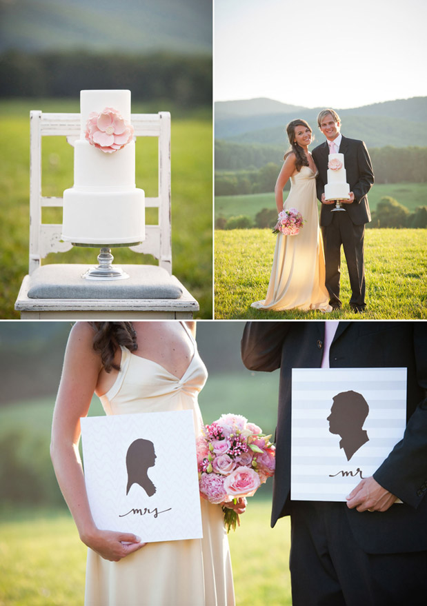 Wedding Blog Silhouettes Peonies Other vendor contributors included make