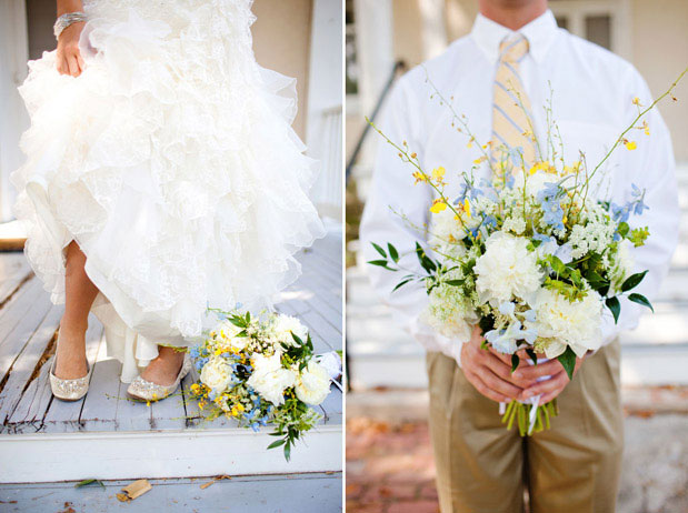 Next up is this feminine southern style Virginia wedding with a playful mix