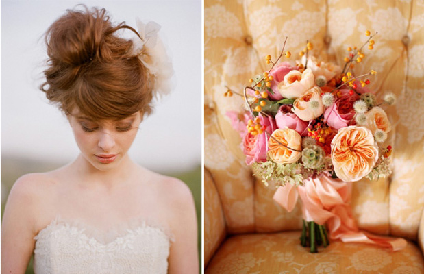 Martha Stewart Weddings Love Meagan link includes a DIY tutorial for 