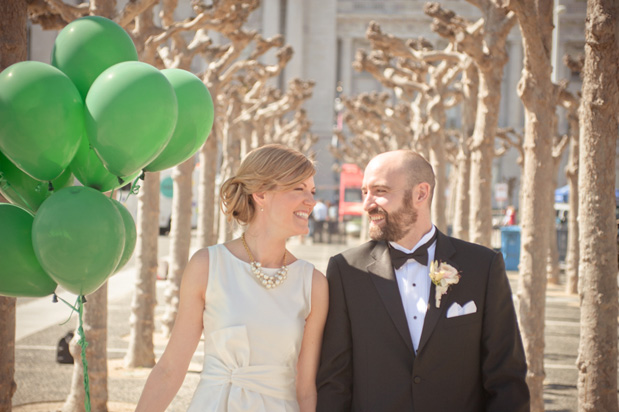 Wedding Blog Kate Spade Elopement Amber and Aaron met about a year ago and