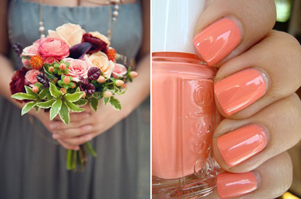 Wedding Blog Perfect Pairs: Polish and Bouquets