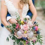 Elizabeth and George’s colorful wedding in italy